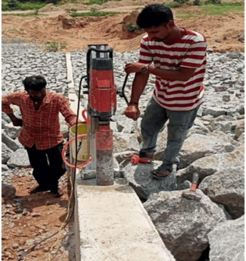 concrete core extraction